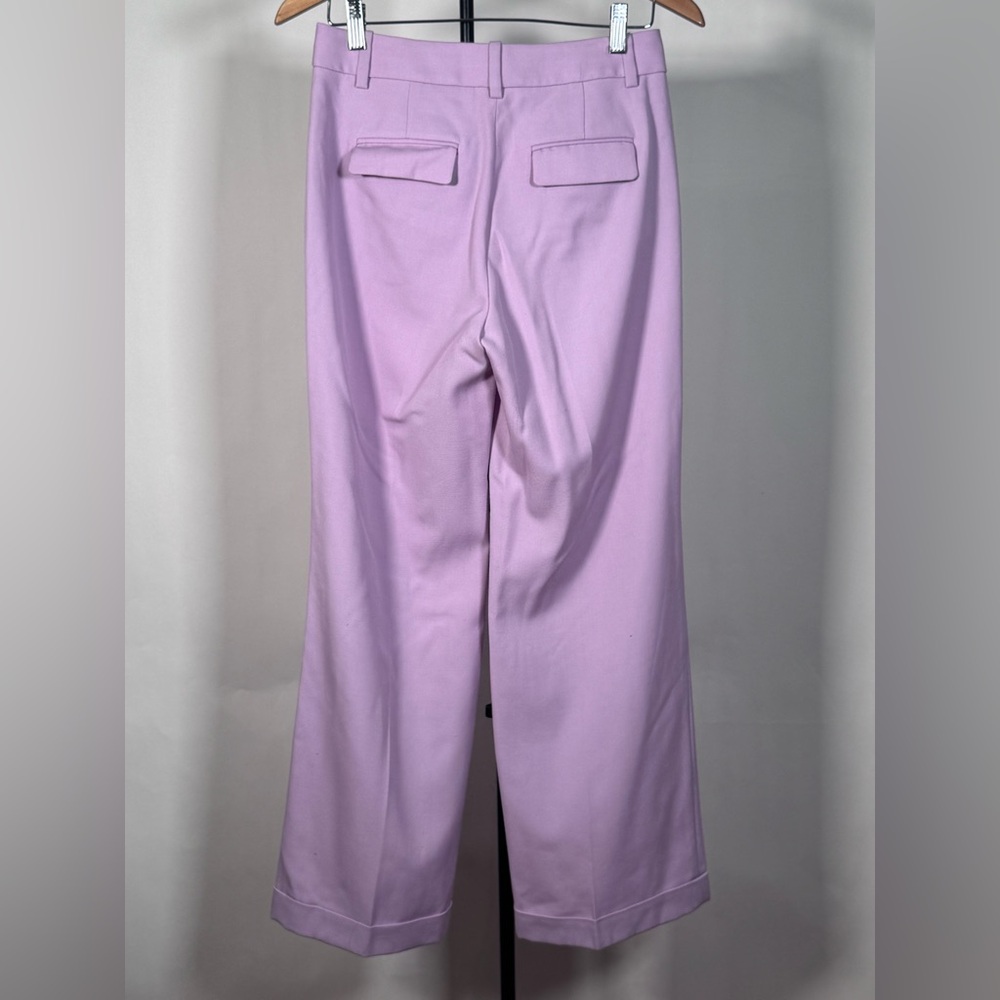 NWOT JCrew Cuffed wide-leg trouser pant in wool blend - Picture 5 of 7